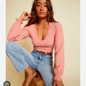 NATION LTD - BUNNY SMOCKED - PINK